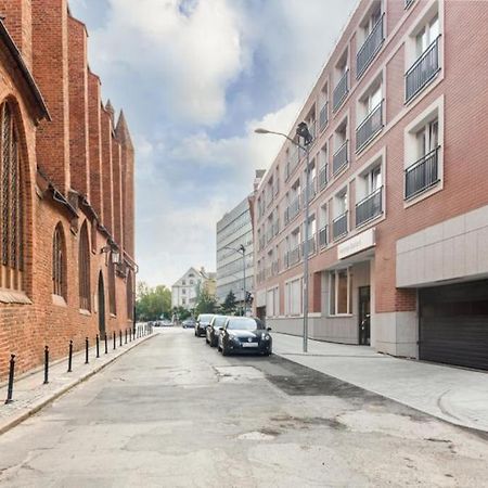 Modern Riverside Apartment With Free Parking Space Щецин Екстер'єр фото